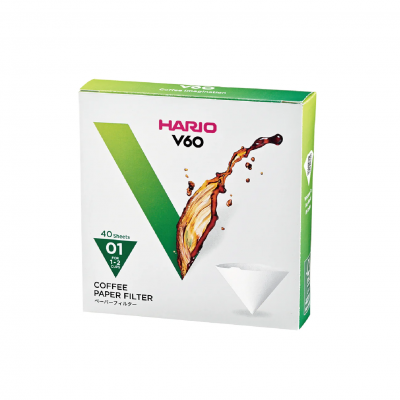 Фильтры бумажные Hario V60 01, 40 шт