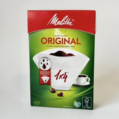 Бумажные фильтры Melitta Original 1X4, 80 шт 